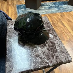 Faux Leather Hat
